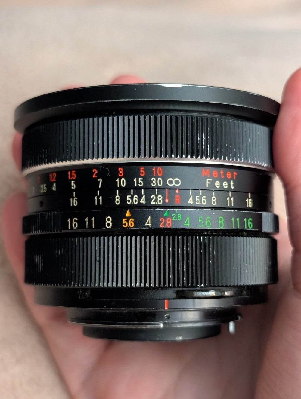 Vivitar 24mm f/2.8 manual focus wide-angle lens - scratch on lens‎ (See Photos)